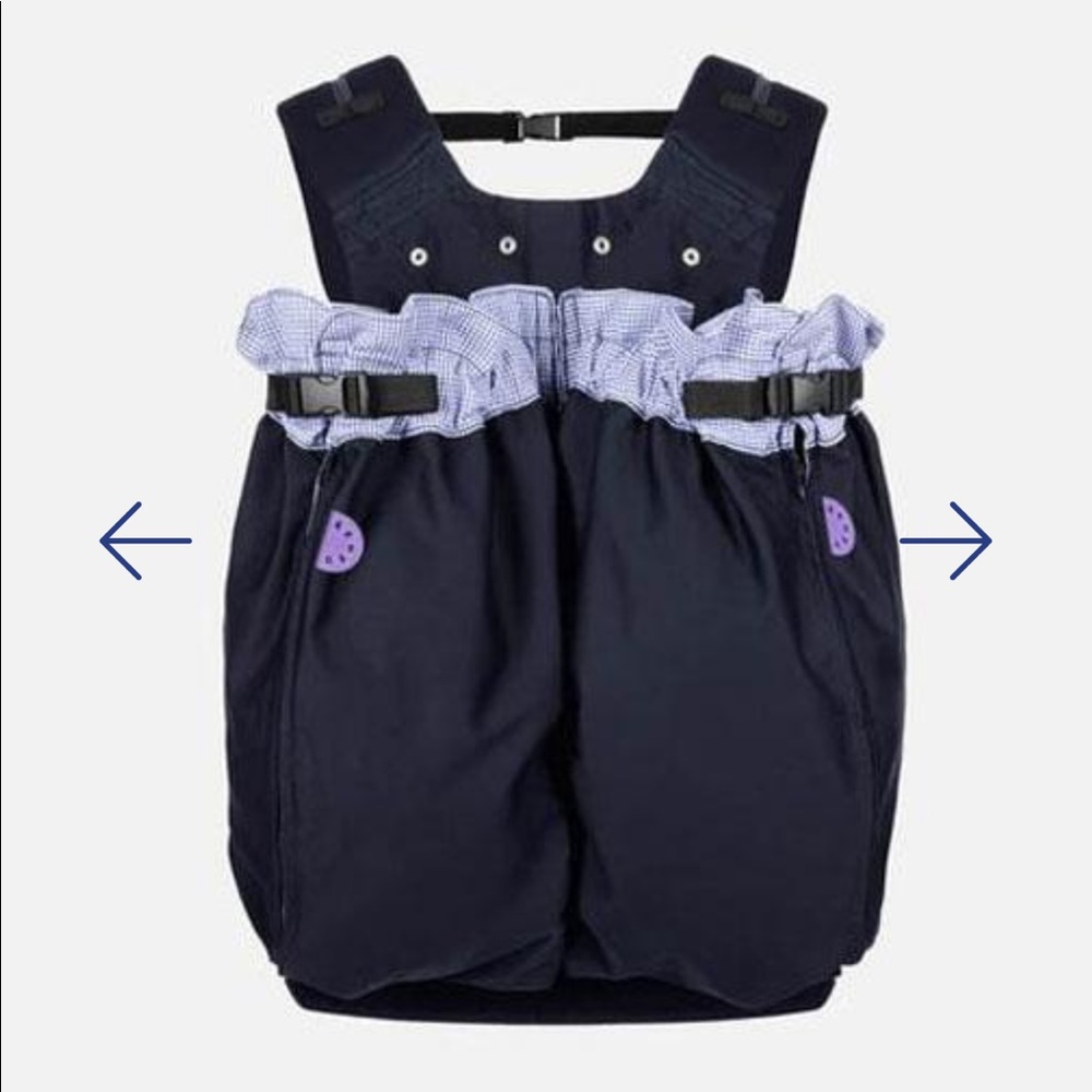 WEEGO Twin Baby Carrier in Blue Pepita